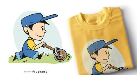 Diseño de camiseta de Farm Boy Diseño de camiseta de Farm Boy