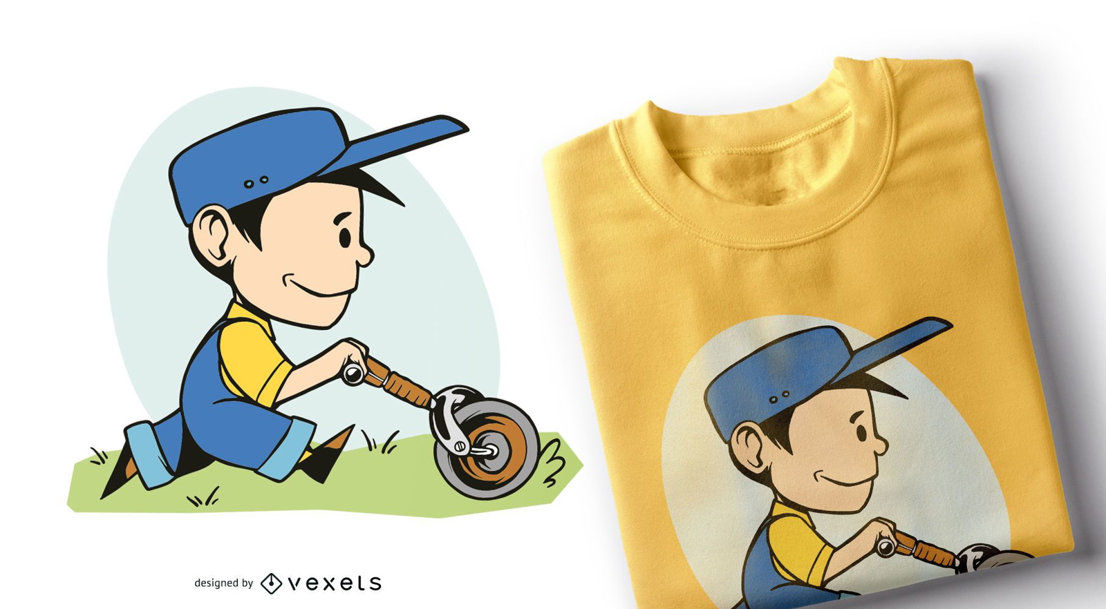 Diseño de camiseta Farm Boy
