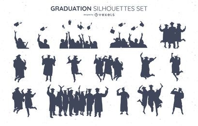 Graduation silhouette set design