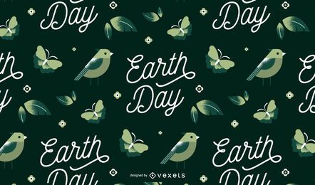 Earth day pattern design