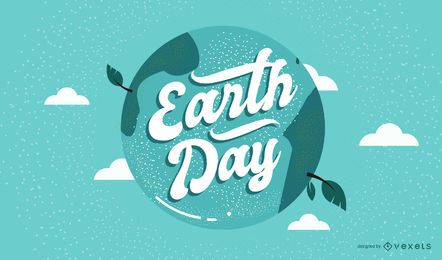 Letras del planeta del día de la tierra