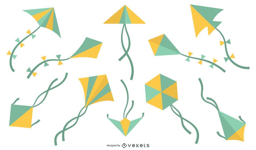 Colorful Geometric Kite Design Pack Colorful Geometric Kite Design Pack