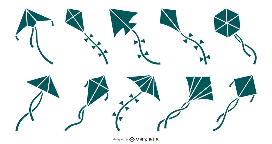 Silhouette Kite Design Pack Silhouette Kite Design Pack