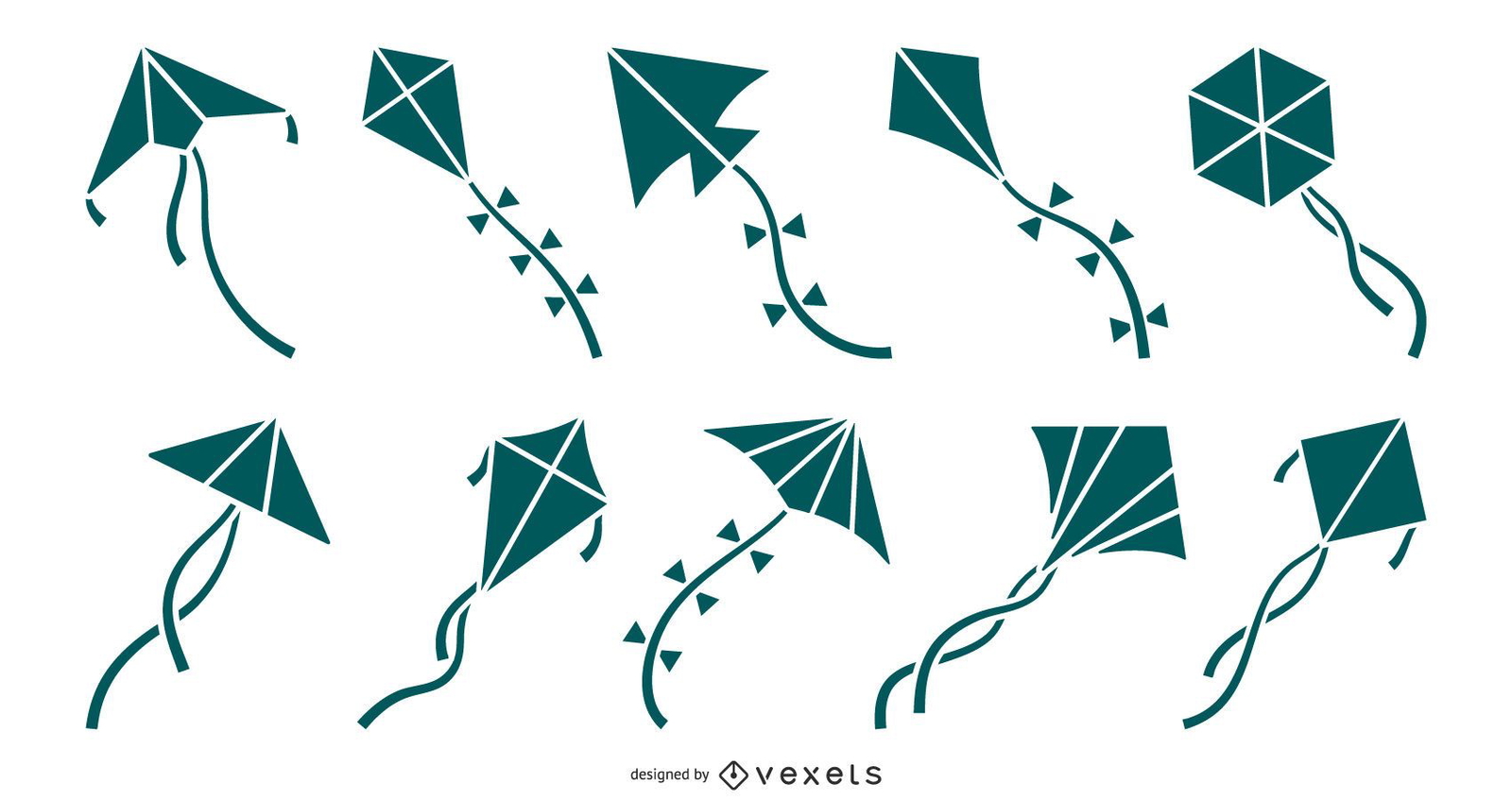 Silhouette Kite Design Pack