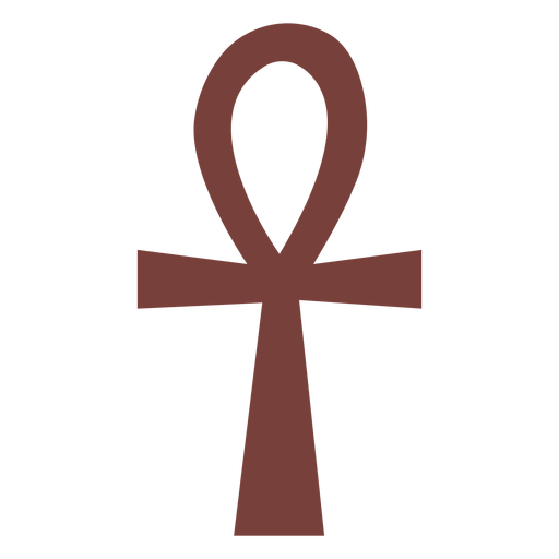 ?gyptisches Symbol ankh Silhouette PNG-Design