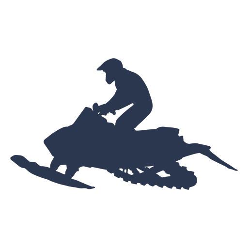 Download Extreme sports snow mobile left side silhouette ...