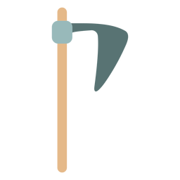 Farm Axt bärtige Ikone PNG-Design