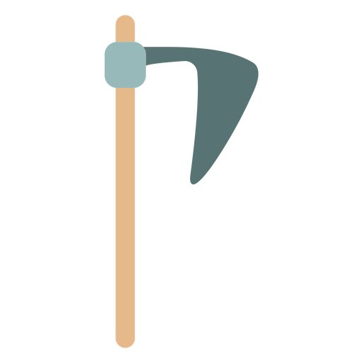 Icono de hacha de granja barbudo Diseño PNG