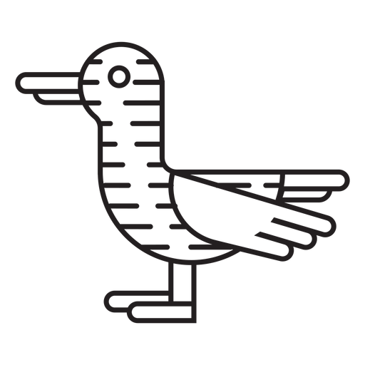 Farm duck icon PNG Design