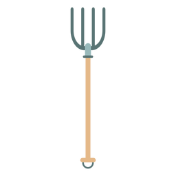 Icono de tenedor de granja