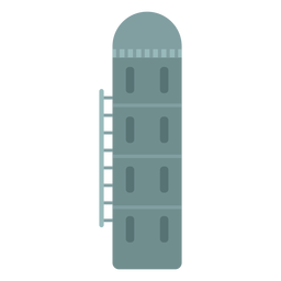 Icono de silo de grano de granja