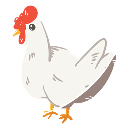Bauernhof Henne Symbol PNG-Design