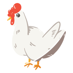 Icono de gallina de granja