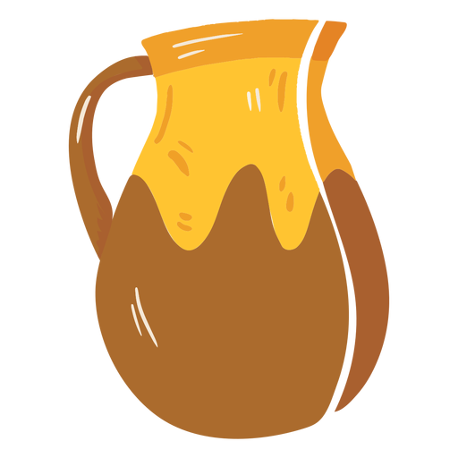 Icono de bote de jarra de granja Diseño PNG