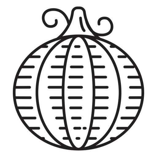 Icono de calabaza de granja Diseño PNG