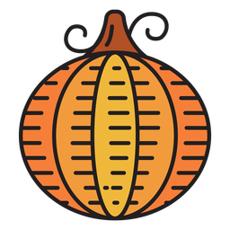 Ícone de abóbora de fazenda Desenho PNG