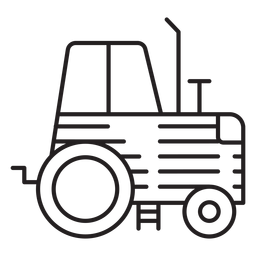 Icono de tractor de granja