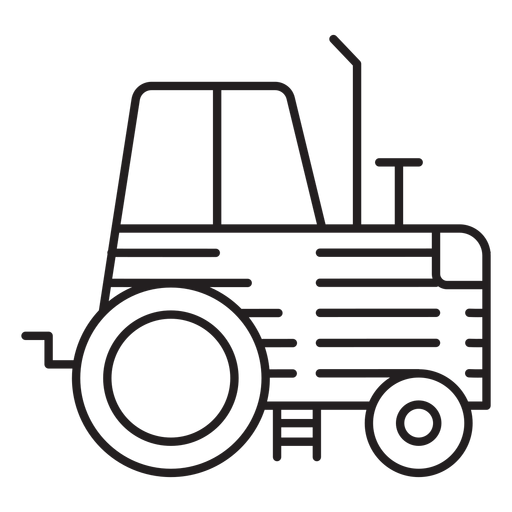 Farm tractor icon PNG Design