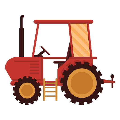 Farm tractor red icon Transparent PNG & SVG vector file