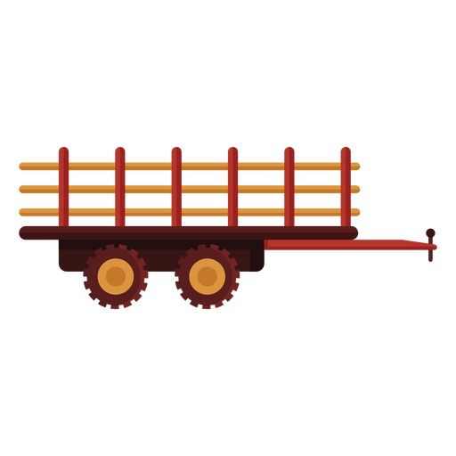 Icono de carro de granja Diseño PNG