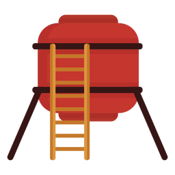 Farm Water Tank Icon PNG & SVG Design For T-Shirts