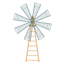 Farm windmill icon PNG Design Transparent PNG
