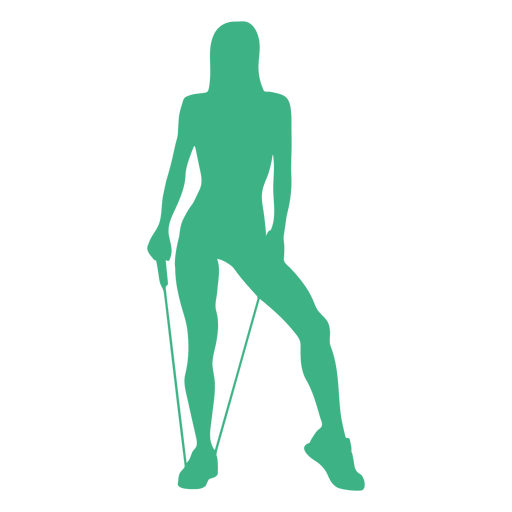 18 Fitness Silhouette (PNG Transparent)