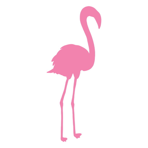 Flamingo Stehen Gerade Silhouette Transparenter Png Und Svg Vektor flamingo stehen gerade silhouette