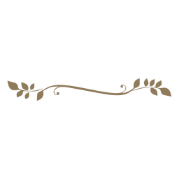 Design floral deixa mão grossa desenhada Desenho PNG