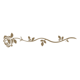 Blumenteiler mit Blumenmuster PNG-Design