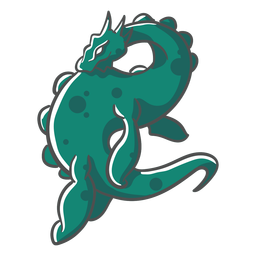 Folklore Kreatur Drachen Symbol PNG-Design