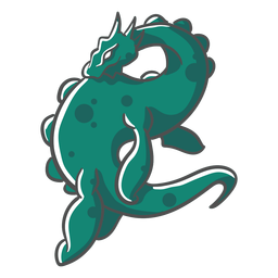 Icono de dragón de criatura folclórica