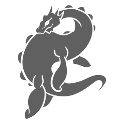 Folklore creature dragon design PNG Design
