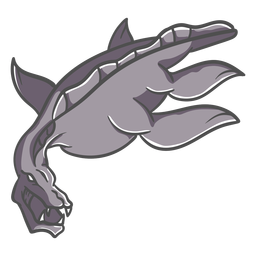 Folklore creature dragon illustration PNG Design Transparent PNG
