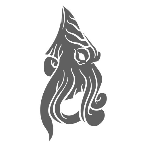 Criatura folclórica kraken em movimento Desenho PNG