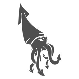 Folklore criatura kraken caminando Diseño PNG