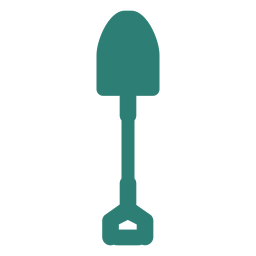Schaufelwerkzeugschaufelschattenbild PNG-Design