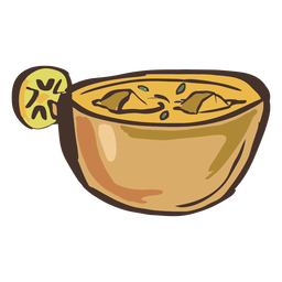 Dibujado a mano plato indio shahi paneer Diseño PNG