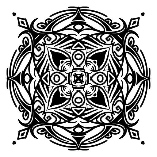 Download Indian mandala square complex stroke - Transparent PNG ...