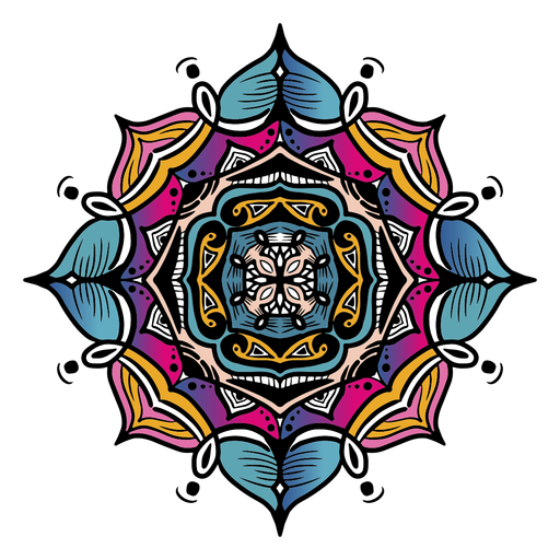 Download Indian Mandala Square Tilted Hand Drawn Transparent Png Svg Vector File