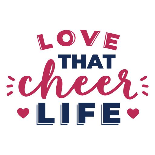 Love Cheer Best Lettering Transparent Png Svg Vector File