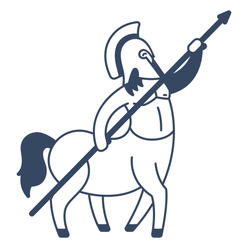 Curso de monstro centauro grego Desenho PNG