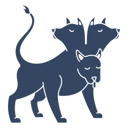 Monstro cerberus grego Desenho PNG