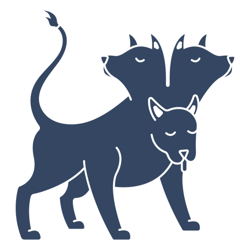 Monstruo cerberus griego Diseño PNG