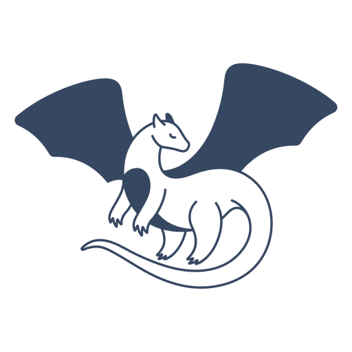 Curso de dinossauro voador monstro Desenho PNG