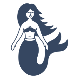 Curso de sereia monstro Desenho PNG