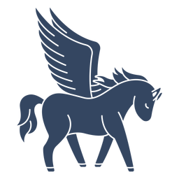 Monster pegasus greek PNG Design