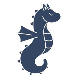 Monster sea horse PNG Design