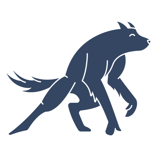Monster wolf like PNG Design
