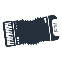 Acordeón de música Diseño PNG